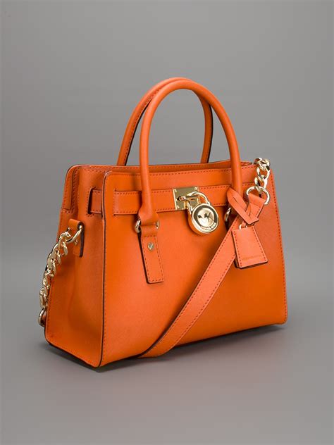 michael kors ladies orange.